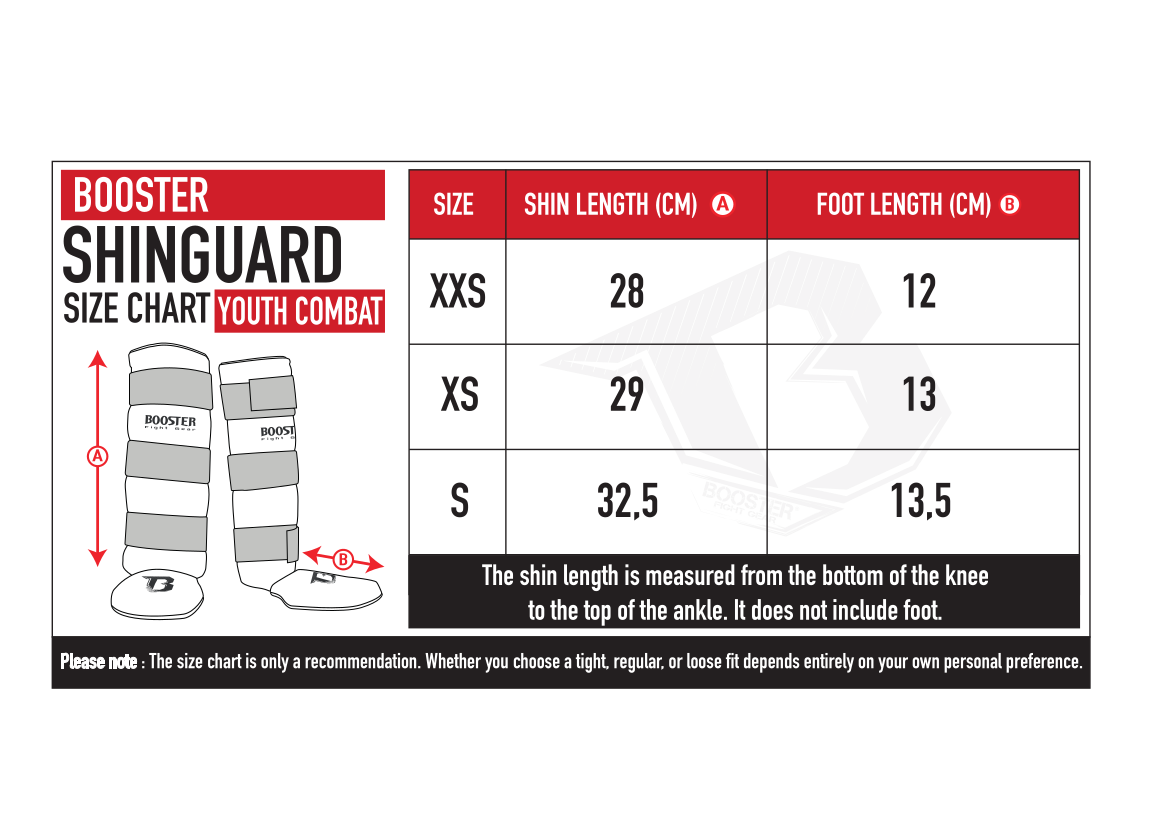 Booster Combat series 1 SG - Kinder Schienbeinschutz