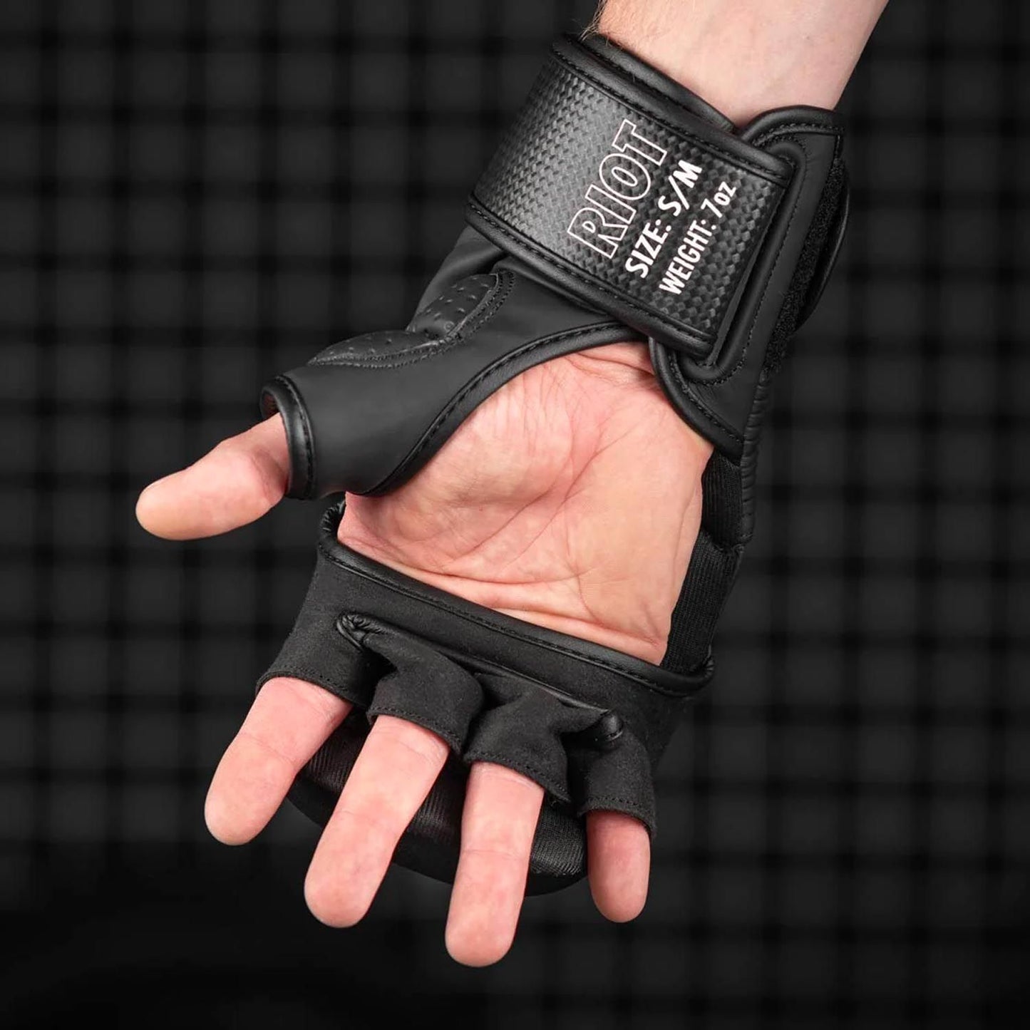 Phantom Athletics MMA Sparring Handschuhe, Riot Pro, schwarz