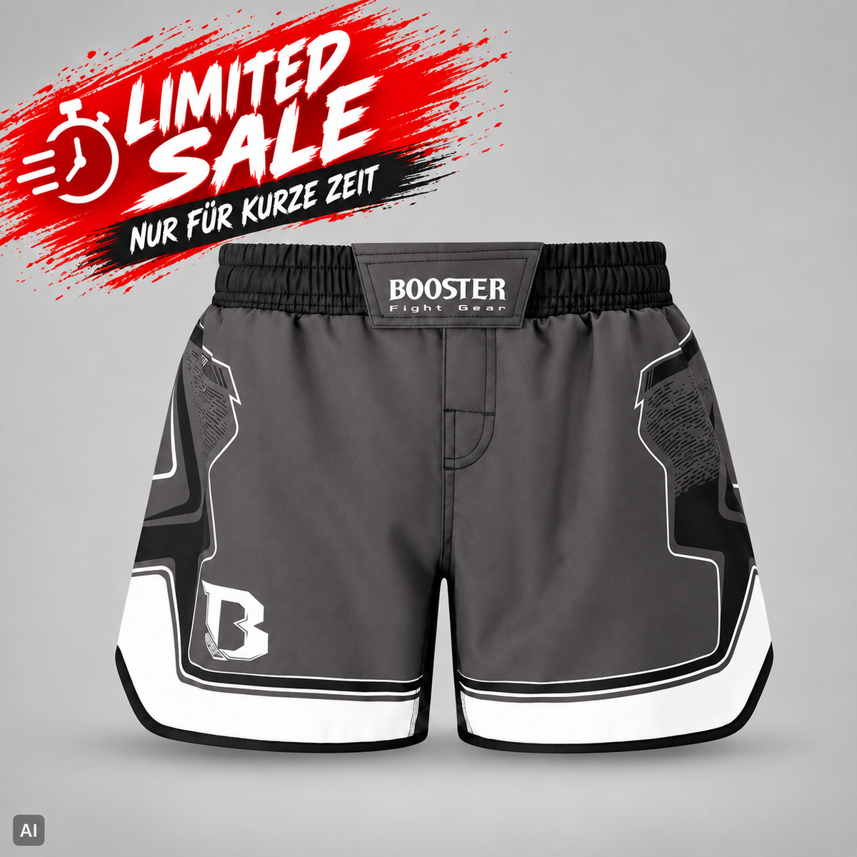 Booster DELTA 4 MMA Shorts Weiß