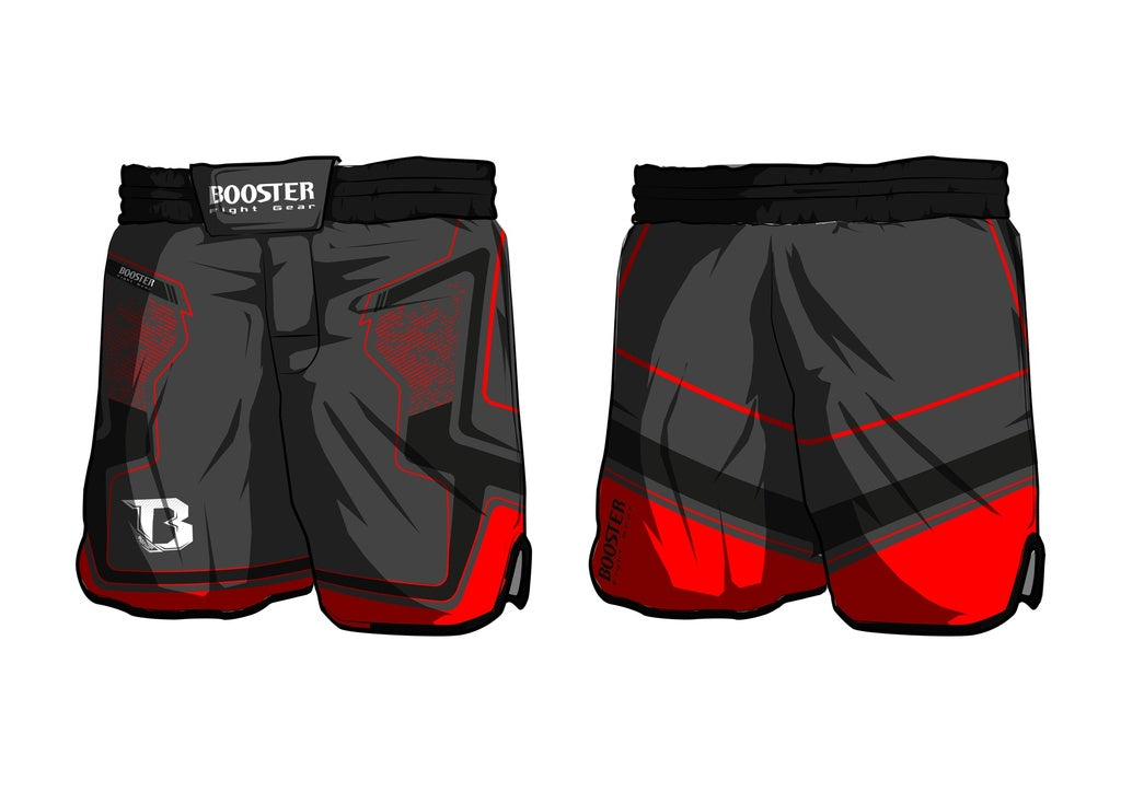 Booster DELTA 1 MMA Shorts rot