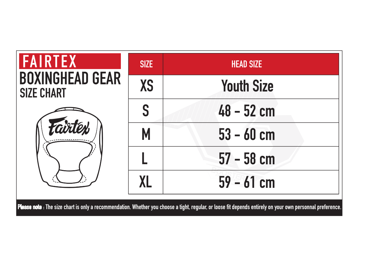Fairtex X Booster Kopfschutz FXB HG BLACK