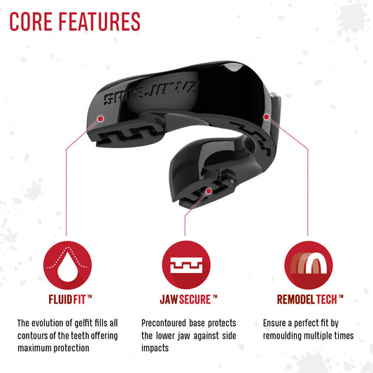 Safejawz Mundschutz Intro Black