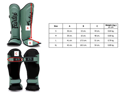 Fairtex X Booster Schienbeinschutz FXB SG GREEN