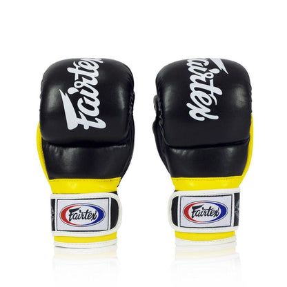 Fairtex MMA Sparring Handschuhe, FGV18, schwarz-gelb