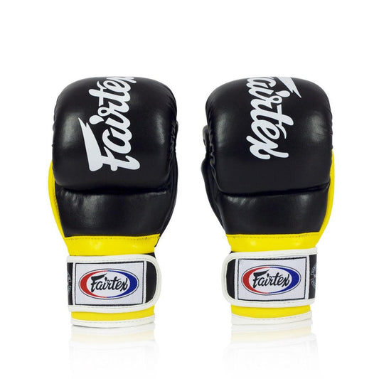 Fairtex MMA Sparring Handschuhe, FGV18, schwarz-gelb