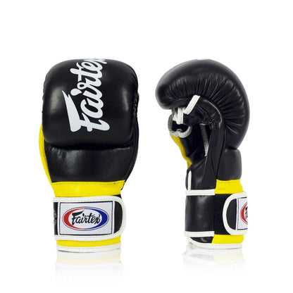 Fairtex MMA Sparring Handschuhe, FGV18, schwarz-gelb