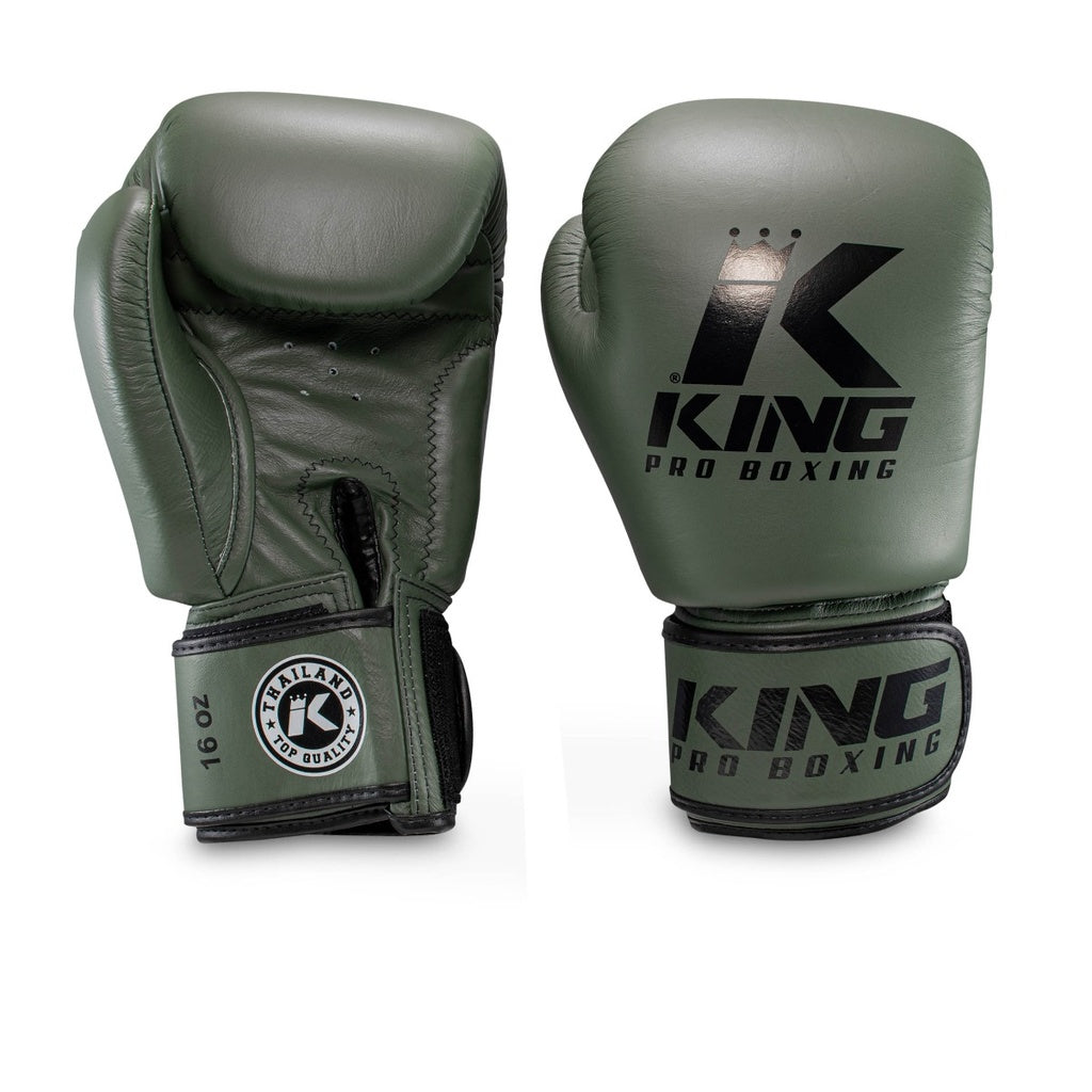 King Pro Boxing Boxhandschuhe BGVL 3 MILITARY